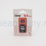 Изображение-Карта памяти Mirex micro SD 64 Гб с адаптером